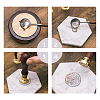CRASPIRE Brass Wax Seal Stamp AJEW-CP0002-05-90-04-8