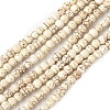 Synthetic Magnesite Beads Strands G-R016-A01-4mm-2