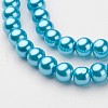 Glass Pearl Beads Strands HY-6D-A64-2