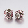 Alloy Rhinestone European Beads PALLOY-F200-03H-2