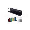 Zinc Alloy Wall Mounted Cylinder Tube Display Rack AJEW-WH0542-049-7