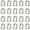 SUNNYCLUE 100Pcs 304 Stainless Steel Snap On Bails STAS-SC0005-46-1