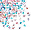 DICOSMETIC 200Pcs Druzy Teardrop Sew on Rhinestone RESI-DC0001-35-1