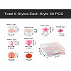 400Pcs 8 Style Acrylic Beads TACR-PJ0001-02-18