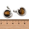 Natural Tiger Eye Pendants KK-M270-40P-3
