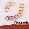6 Colors Aluminum Wire Open Jump Rings ALUM-JP0001-01D-6