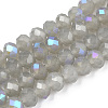 Electroplate Glass Beads Strands EGLA-A034-J8mm-L09-1