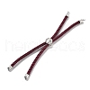 Twisted Nylon Cord Silder Bracelets DIY-B066-03P-19-1