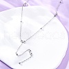 304 Stainless Steel Infinity Y Necklaces NJEW-R026-21P-2