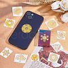 Olycraft Self Adhesive Brass Stickers DIY-OC0002-51-5