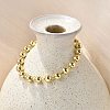 Rack Plating Brass Ball Chain Bracelets for Women BJEW-G676-01C-G-3