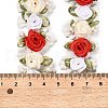 Polyester Flower Embroidery Lace Trim OCOR-XCP0002-60-3