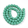 Opaque Glass Beads Strands GLAA-T032-P8mm-MD12-2