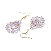 304 Stainless Steel Dangle Earrings EJEW-JE06368-03-3