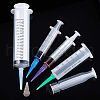 BENECREAT 120Pcs 12 Colors TT Plastic Needles TOOL-BC0001-23-7
