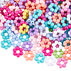 SOFPLATE 200Pcs Opaque Acrylic Bead Frames TACR-SP0001-17-1