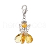 Angel Glass Pendant Decorations HJEW-MZ00260-06-2