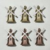 6Pcs 2 Colors Tibetan Style Alloy Pendants FIND-FS0002-56-7