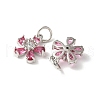 Brass Micro Pave Cubic Zirconia Pendants KK-U067-03P-06-2