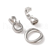 Brass Fold Over Clasps KK-U016-24P-2
