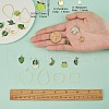 SUNNYCLUE DIY Green Earring Making Kits DIY-SC0014-12G-3