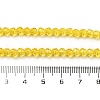 Transparent Glass Beads Strands EGLA-A035-T4mm-D03-5