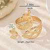 Peacock Alloy Cuff Bangles & Cuff Rings Sets FS-WG082E5-01-6