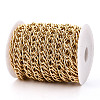 Aluminium Two Tone Rhombus Link Chains CHA-N004-05G-2