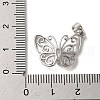 Brass Micro Pave Cubic Zirconia Pendants ZIRC-P114-03P-3