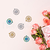 DICOSMETIC 18Pcs 3 Colors Ion Plating(IP) 304 Stainless Steel Pendants STAS-DC0014-15-7