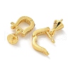 Cone Brass Micro Pave Cubic Zirconia Peg Bails Pendants ZIRC-F141-09G-3