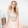 Flower Glass Hotfix Rhinestone FIND-WH0148-265A-01-6