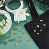 SUPERFINDINGS 12Pcs Bees Enamel Brooch Setting for Rhinestone JEWB-FH0001-46-5