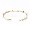 Brass Cuff Bangles BJEW-A134-02G-04-3