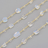 3.28 Feet Handmade Opalite Beaded Chains X-CHC-I031-11C-2