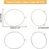 Unicraftale 100Pcs 2 Colors 316 Surgical Stainless Steel Wine Glass Charms Rings STAS-UN0028-95B-5