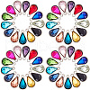 SUNNYCLUE Alloy Glass Pendants PALLOY-SC0002-32-1