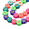 Handmade Polymer Clay Beads Strands CLAY-T020-03-3