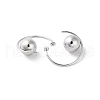 304 Stainless Steel Stud Earrings EJEW-M249-02P-2