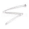 Brass Cable Chain Necklaces SW028-NF-1