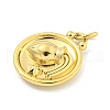 304 Stainless Steel Pendants Rhinestone Settings STAS-O009-01K-G-2