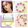 ARRICRAFT Fuchsia Transparent Acrylic Beads TACR-AR0001-28-6