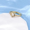 304 Stainless Steel with Rhinestone Rings RJEW-Q020-05G-5