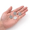 201 Stainless Steel Sacred Geometry Pendants STAS-S105-JN899-1-5