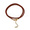 Nylon Milan Cord Necklace Making MAK-M028-01G-24-2
