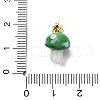 Handmade Lampwork Pendants LAMP-S069-09G-4