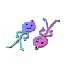 Ion Plating(IP) 304 Stainless Steel Pendants STAS-C003-06MC-3