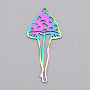Ion Plating(IP) 201 Stainless Steel Pendants STAS-S105-LA486-1