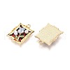 Alloy Enamel Pendants FIND-M060-09C-G01-2