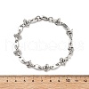 304 Stainless Steel Oval Link Bracelets for Men Women BJEW-V007-02P-3
